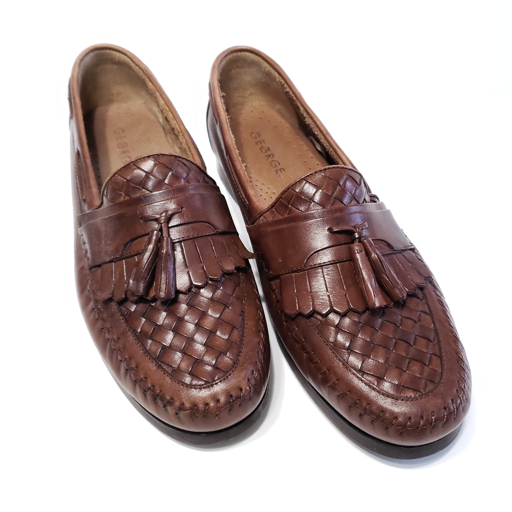 George Leather Tassle Dress Shoes (13)
